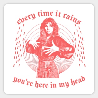 Kate Bush † Retro Aesthetic Fan Art Design Sticker